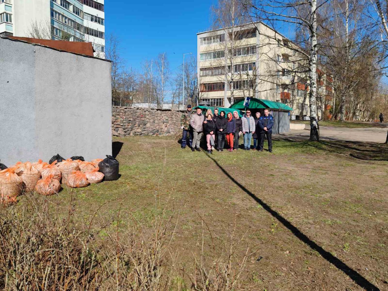 12.04.2025г сотрудники УП "МАФ" присоединились к республиканскому субботнику